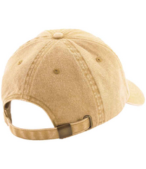 Cotton Cap in Washed Yellow