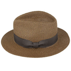 Summer Fedora in Brown