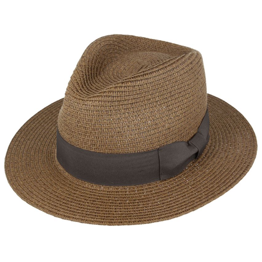 Summer Fedora in Brown
