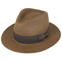 Summer Fedora in Brown