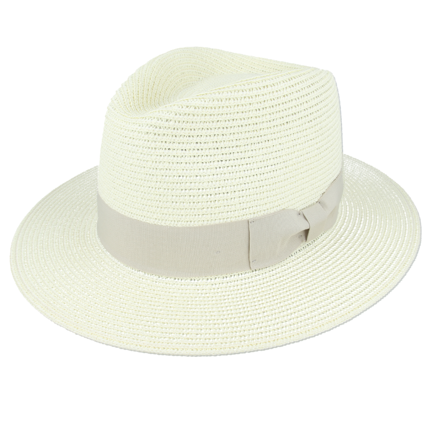 Summer Fedora in Cream