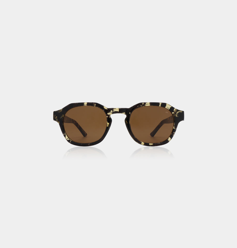 AK Sunglasses ZAN in Black and Yellow