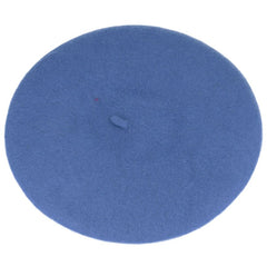 Blue Wool Beret