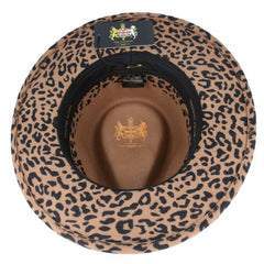 Wool Fedora in Leopard
