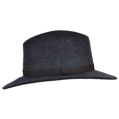 Wool Fedora in Grey