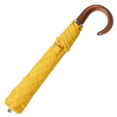 Telescopic Umbrella Smooth Maple with Cornfield Yellow