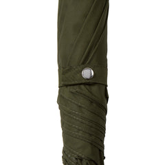 Telescopic Umbrella Smooth Maple with Hunter Green