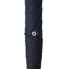 Slim Umbrella Natural Chestnut with Midnight Navy