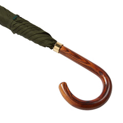 Traditional Walking Umbrella Elm with Hunter Green