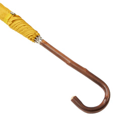Slim Umbrella Natural Chestnut with Sunshine Yellow