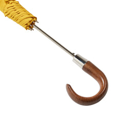 Telescopic Umbrella Smooth Maple with Cornfield Yellow