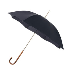 Slim Umbrella Natural Chestnut with Midnight Navy