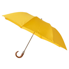 Telescopic Umbrella Smooth Maple with Cornfield Yellow