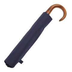 Telescopic Umbrella Smooth Maple with Midnight Navy