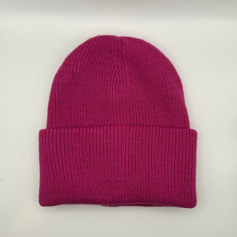 Fuscia Recycled Beanie