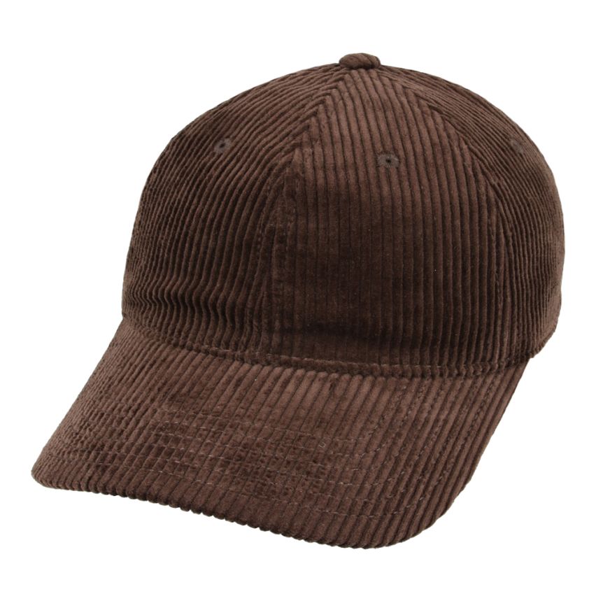 Corduroy Baseball Cap in Brown