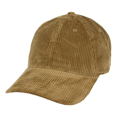 Olive Green Corduroy Baseball Cap