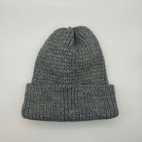 Grey Wool Beanie