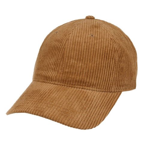 Tan Corduroy Baseball Cap