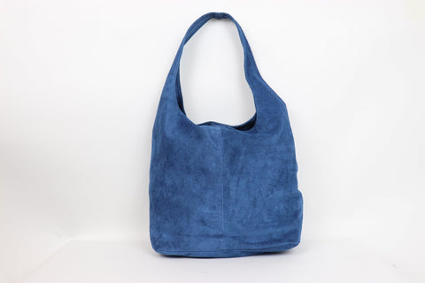 Blue Suede Tote