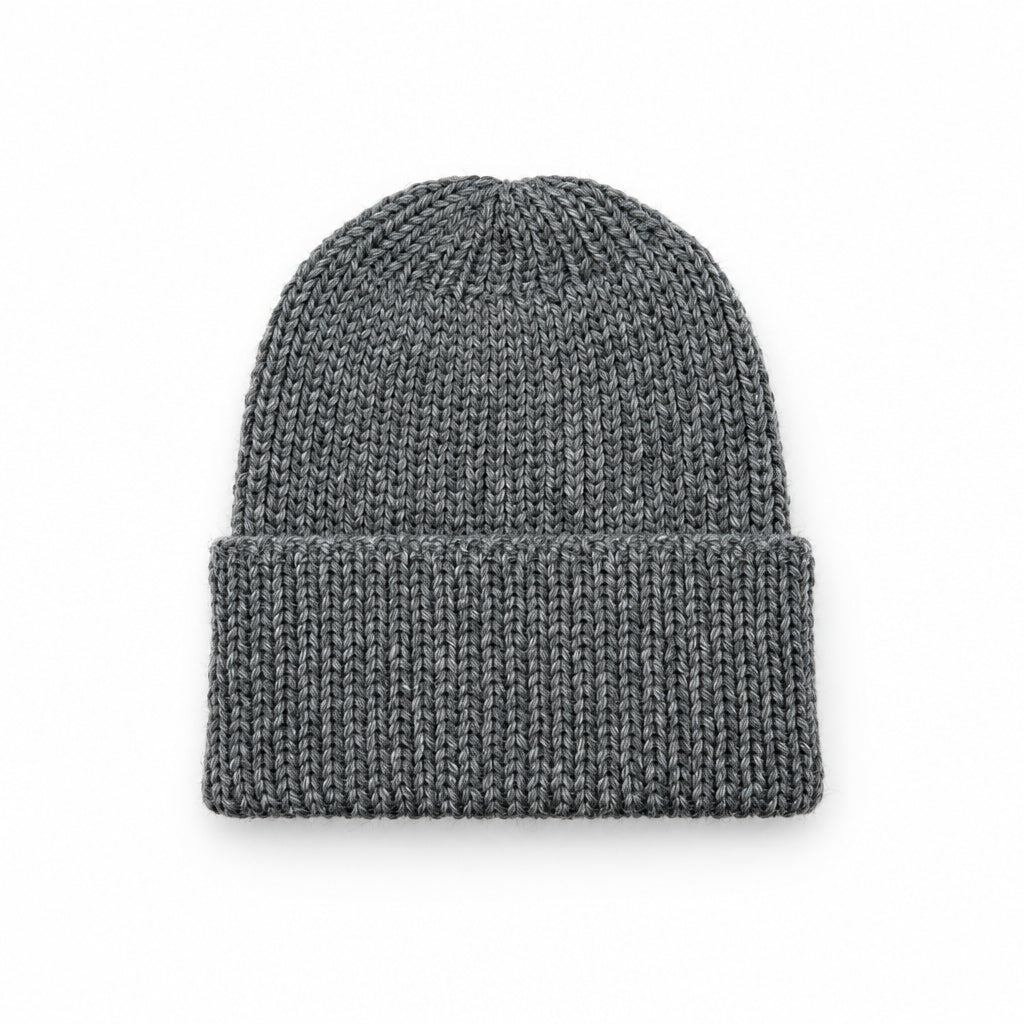 The Doreen Beanie in Mid-Grey