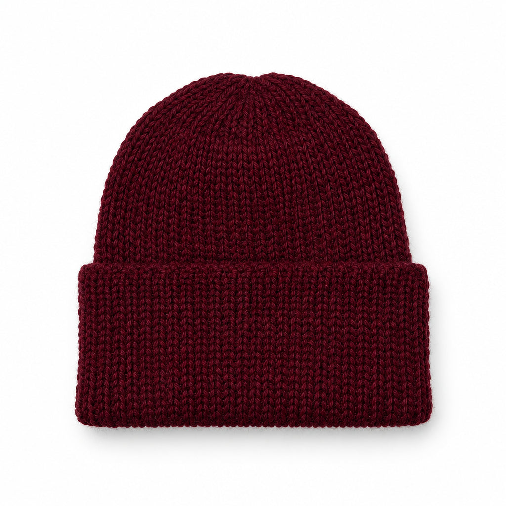 The Doreen Beanie in Oxblood