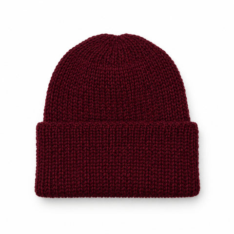 The Doreen Beanie in Oxblood