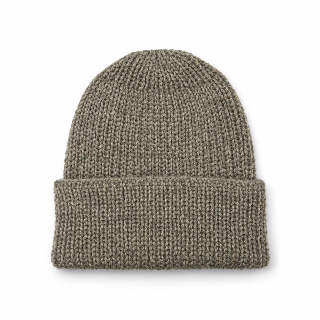 The Doreen Beanie in Pebble Grey
