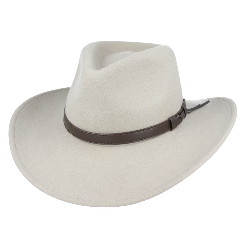 Crushable Cowboy Hat in Stone