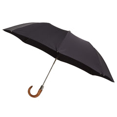 Telescopic Umbrella Smooth Maple with Pitch Black