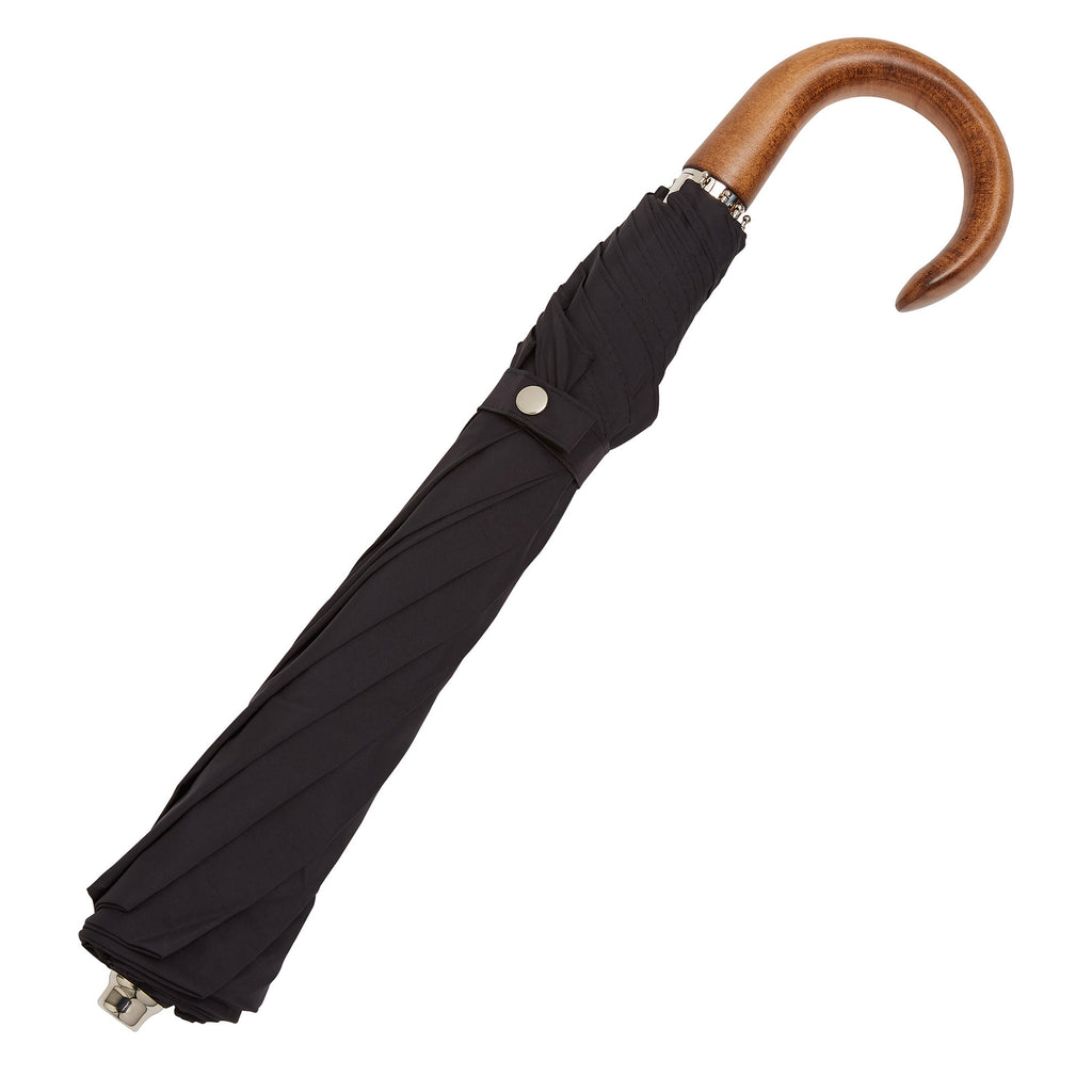 Telescopic Umbrella Smooth Maple with Pitch Black